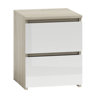 Delancey 30cm W Manufactured Wood Bedside Table