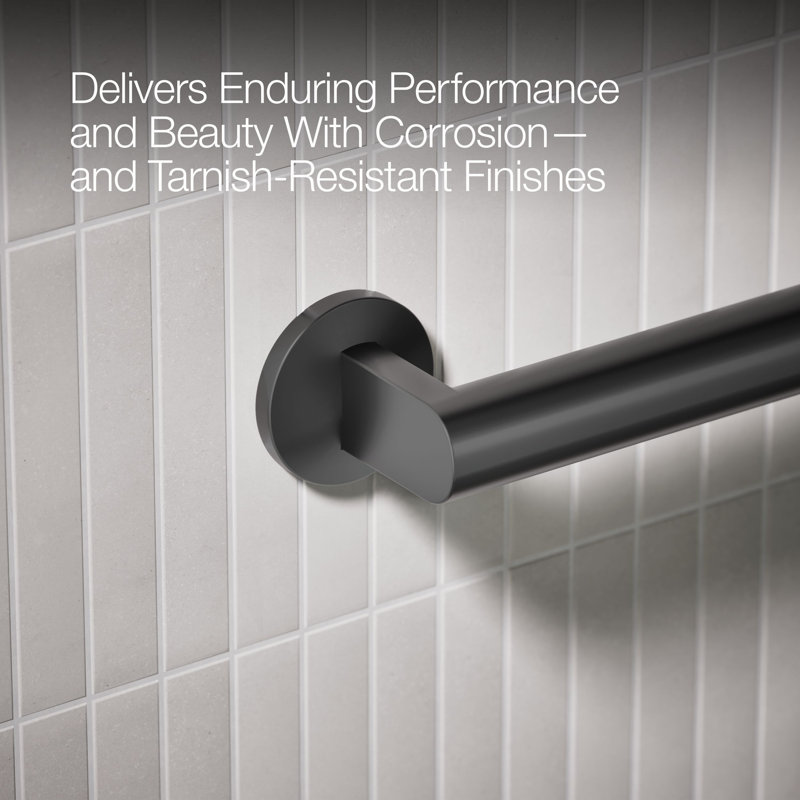 Components™ 18-In Grab Bar, 36" W, Matte Black