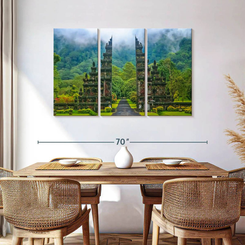 Adella Balinese Candi Bentar, 36" H x 57" W