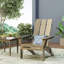 Chaise Adirondack pliante en bois d'acacia rustique-627559393