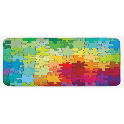 Tapis de cuisine abstrait