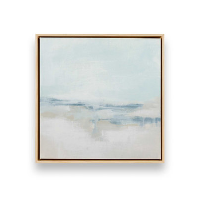 Cloudy Shoreline Hues II Canvas Print