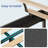Bed Frame with RGB LED Lights, Upholstered Bed with Drawers and Charging Station-441618926-441618927