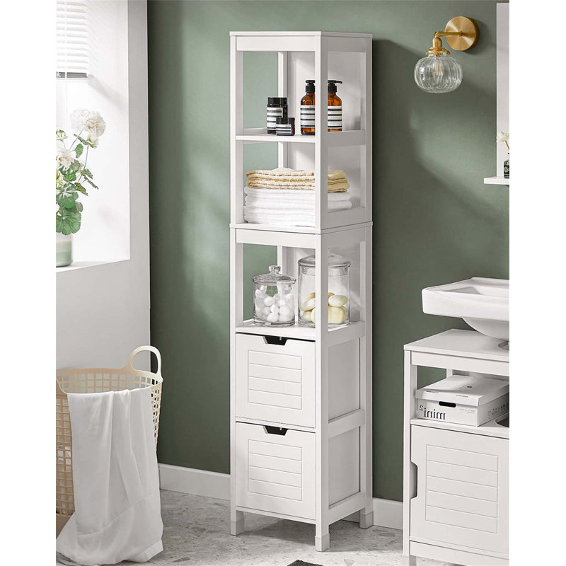 Aadhith Bathroom Cabinet, White