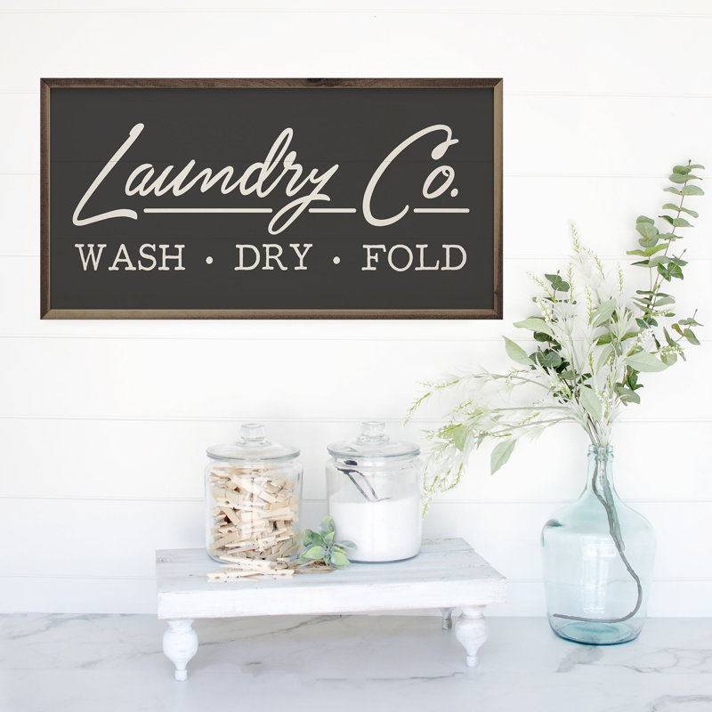 Blanchisserie Laundry Wash, H 18 po x l 36 po