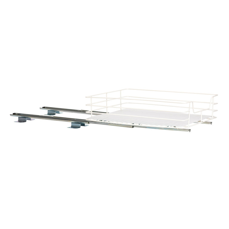 Doug Pull Out Drawer Dotted Line Finish: White, Size: 15 x 15