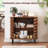 Modern Walnut Sideboard Buffet Cabinet For Dining Room