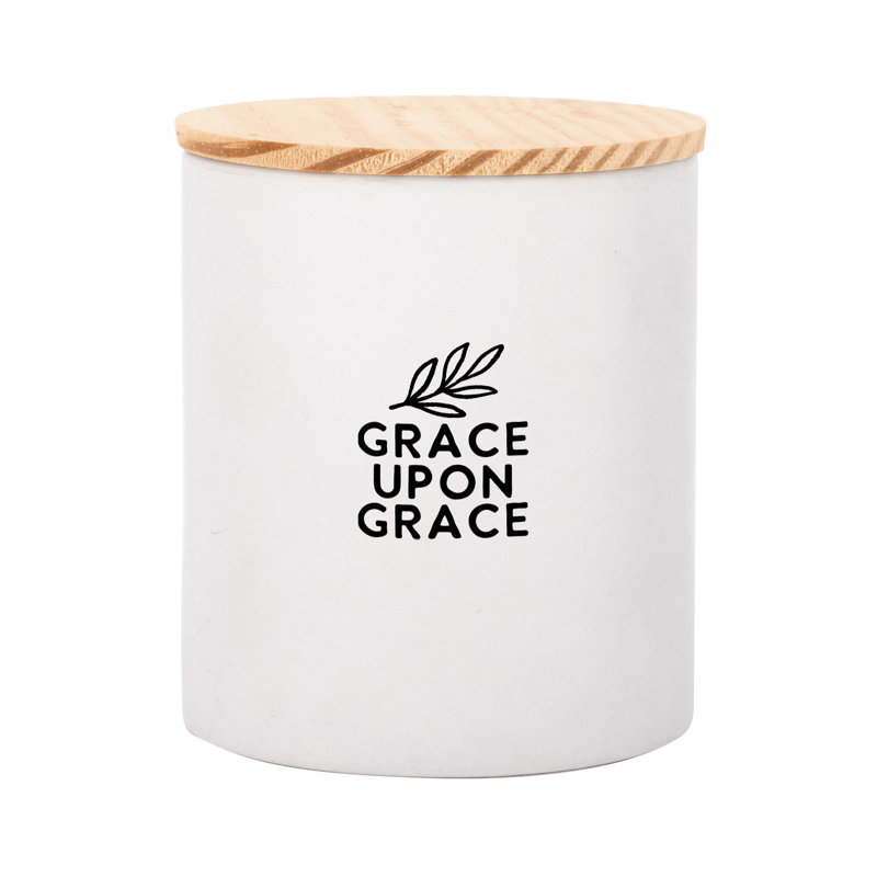  Contenant en céramique avec couvercle Grace Pine - Grace Natural