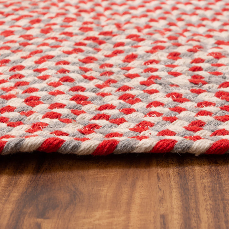 Tapis tressé à la main Tappen, Rectangle 2 pi x 3 pi