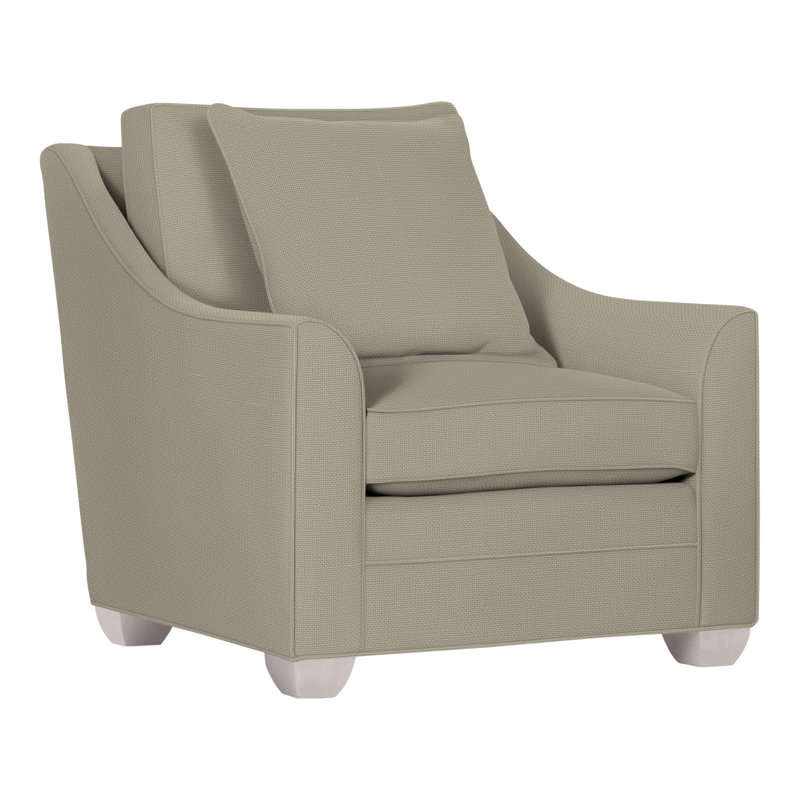 Chaise 37,5 po Nicholas, Toile de rameau Perigold Beagle, Gris tourterelle