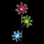 Piquet de jardin flocon de neige-604917680