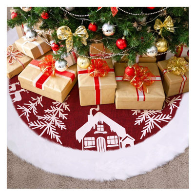 Temperence Faux Fur Tree Skirt