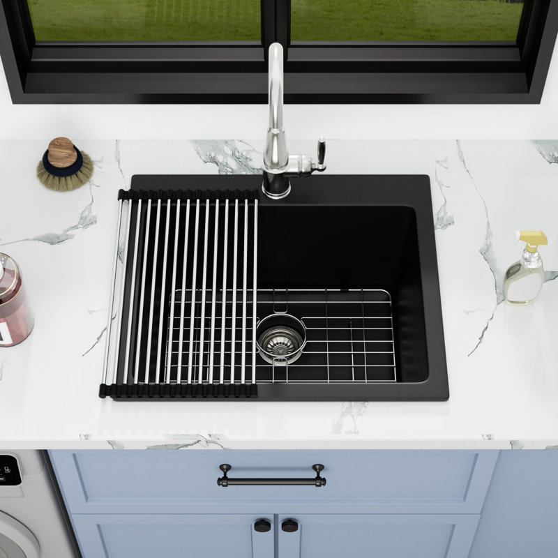 Lavabo à cuve simple en quartz