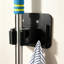 Heavy Duty Stainless Steel Broom Holder Wall Mount With Hooks - Rust Resistant Mop And Broom Organizer For Bathroom, Kitchen, Garage, Laundry Room