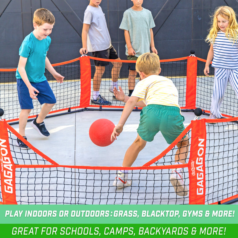 GoSports 10 Ft Portable Indoor/Outdoor Gaga Ball Pit Set