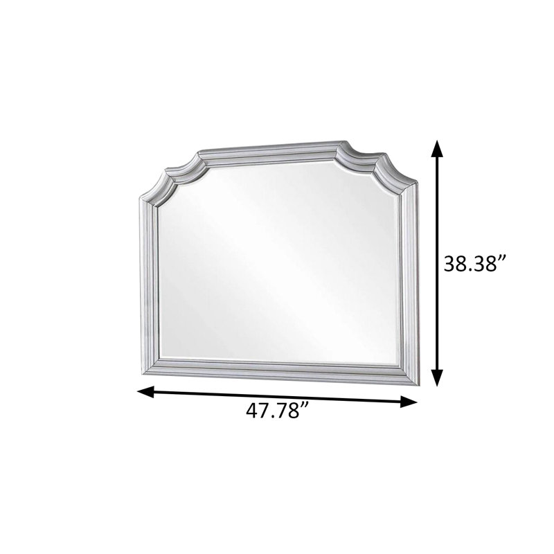 Miroir glam 47,7 ", argent
