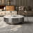 Italian round marble coffee table-110581179