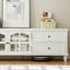 Meuble télé blanc pur style américain-108974765