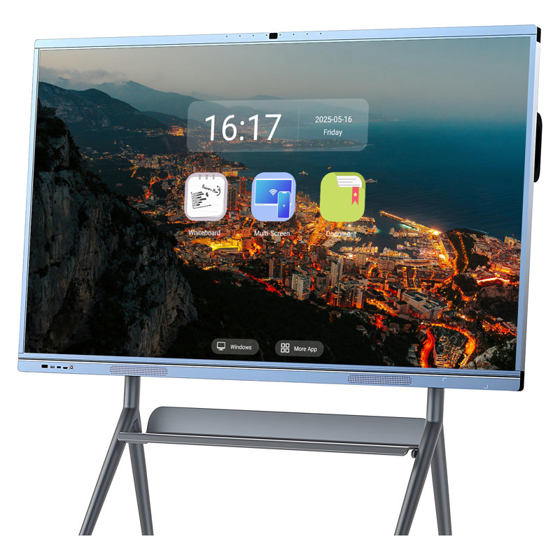 Tableau blanc interactif JYXCN, téléviseurs intelligents 4K Uhd pour la salle de classe, tableau blanc électronique numérique et tableau intelligent pour le salon et l'éducation