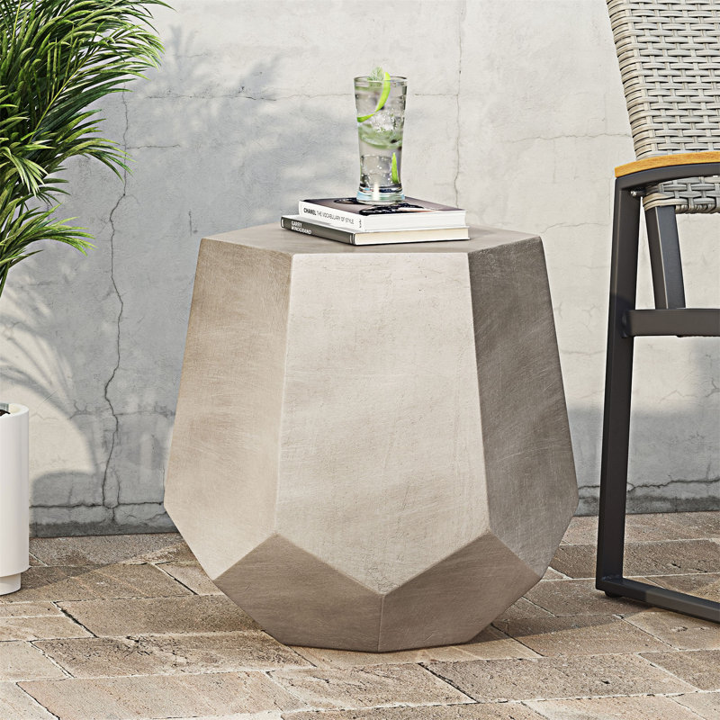 Table d'appoint ronde pour l'extérieur