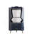 Sideboard Wooden Corner Bar Cabinet With 2 Open Storage Shelves And 2-Drawers, Mirrored Back Cabinet, High Feet/Legs For Easy Cleaning, Buffet Cabinet Blue-585693015