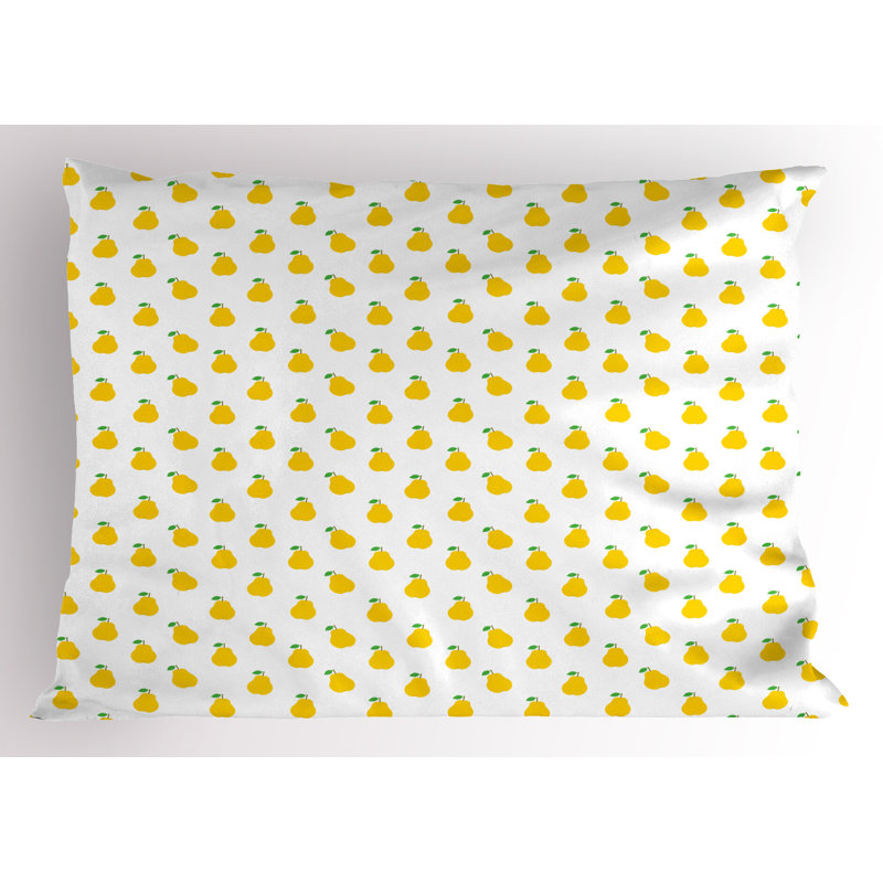 Ensemble de 2 taies décoratives à motif de poire Ambesonne, H 20 po x l 36 po