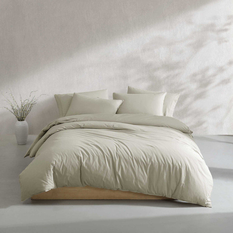 Ensemble de housse de couette Calvin Klein, Housse de couette pour très grand lit et 2 très , Vert