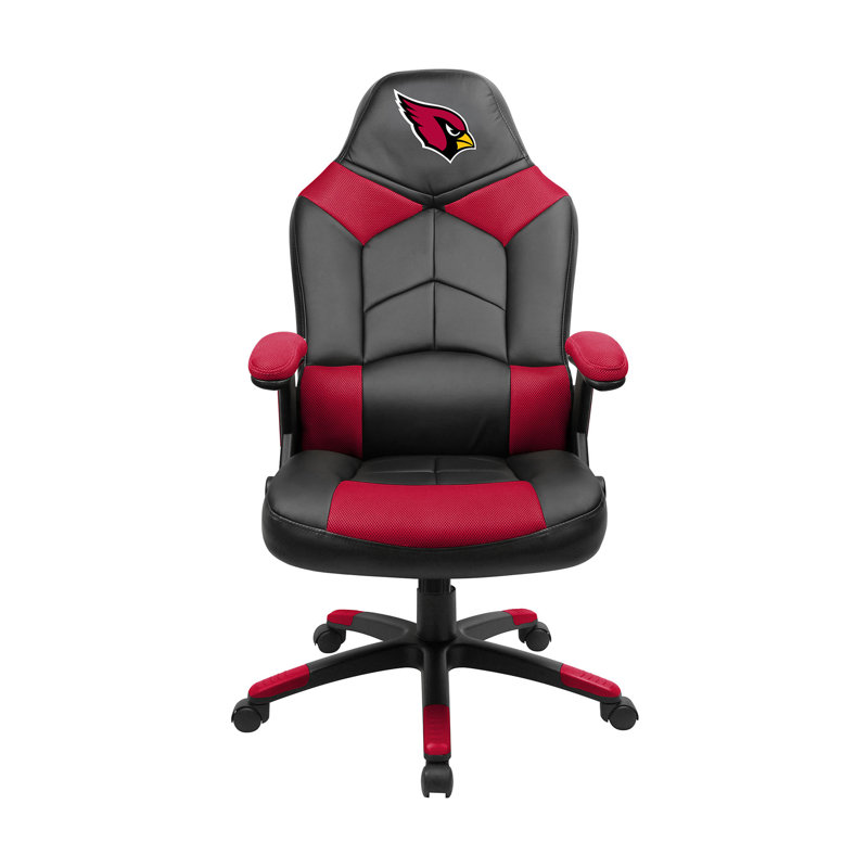 NFL Oversized Gaming Chair, Black and Red and Arizona Cardinals