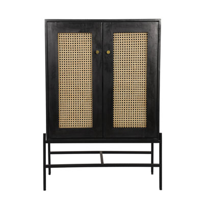 Framingham Rattan 2 Door Tall Sideboard / Cabinet