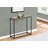 Narrow Console Entryway Accent Table - Modern Brown Laminate/Metal For Living Room Or Bedroom | Gift Idea-1582703553-1582670128