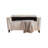 ALDEN ARMED STORAGE BENCH