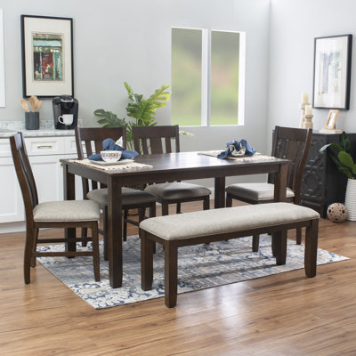 Ensemble de salle à manger avec chaises rembourrées Betzaira
