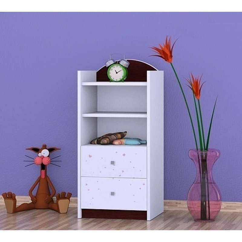 Nadia 96cm H Kids Cube, 92cm H x 45cm W x 34cm D, Wenge