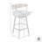 Ahzhane Modern Swivel Counter or Bar Height Barstool with Arms and Open Low Back in Iron with Wood and Faux Leather-1668952781-1668952780