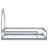 Gray Wood Frame Twin House-shaped Headboard Floor bed with Fences-1915464542