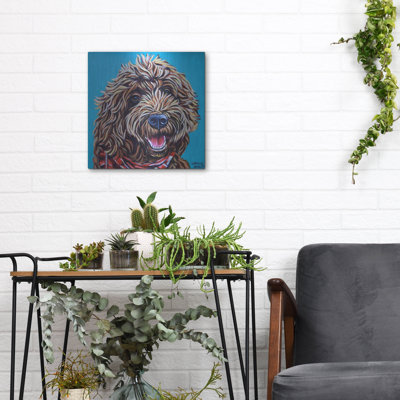 " Doodle On Blue " by Carolee Vitaletti