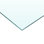 Plateau de table rectangulaire en verre trempé de 47,2 x 23,6 po de haute résistance pour une utilisation robuste de 3/8 po d'épaisseur et de 47,2 po de long, idéal pour exposer des articles