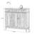 Dark-coffee Solid Wood Shoe Storage Bench-736021015