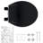 Global Commercial Toilet Seat with Built-In Toddler Potty Training, Soft Close, Quick-Release Hinges, Fits Round & Elongated, Durable PP, Quiet Close - Commercial Grade-122123396