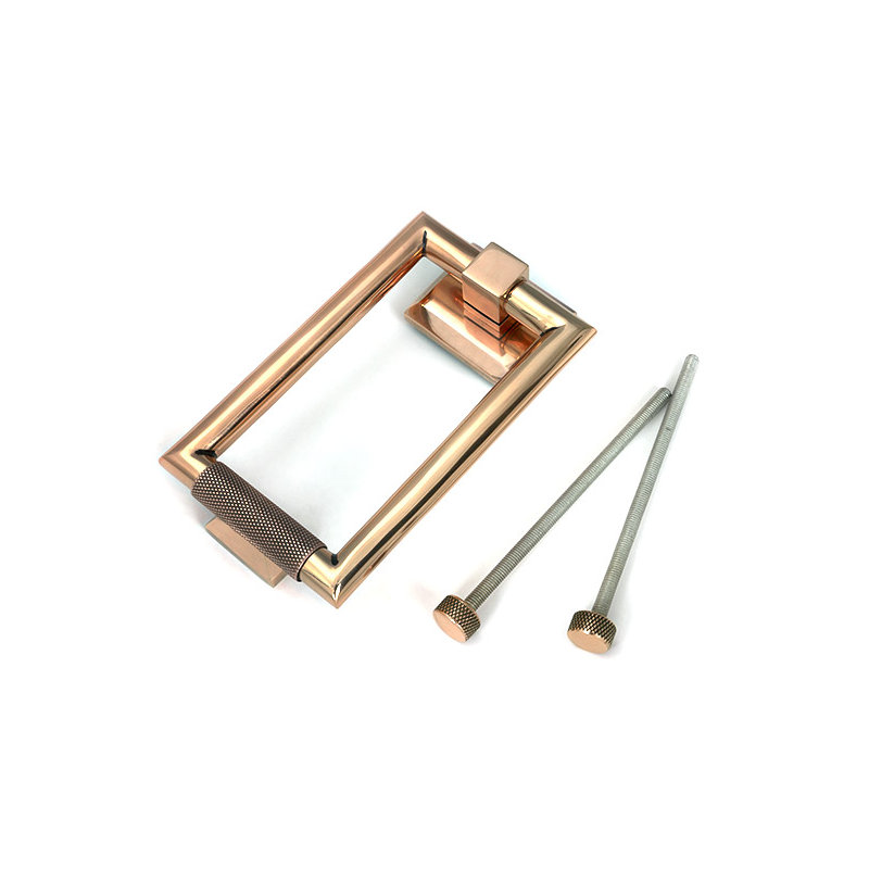 Brompton Door Knocker, Polished Bronze