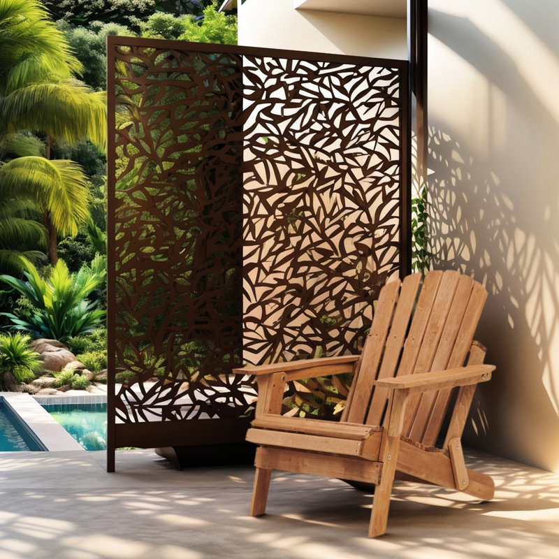 Chaise pliante, pré-assemblée et assise, en bois massif, pour terrasse de piscine