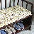 6 Pair Solid Wood Shoe Storage Bench