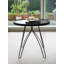 Gillis Glass Top End Table