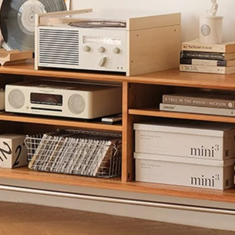 Simple Retro Storage TV Cabinet 70.86'' W Storage Credenza