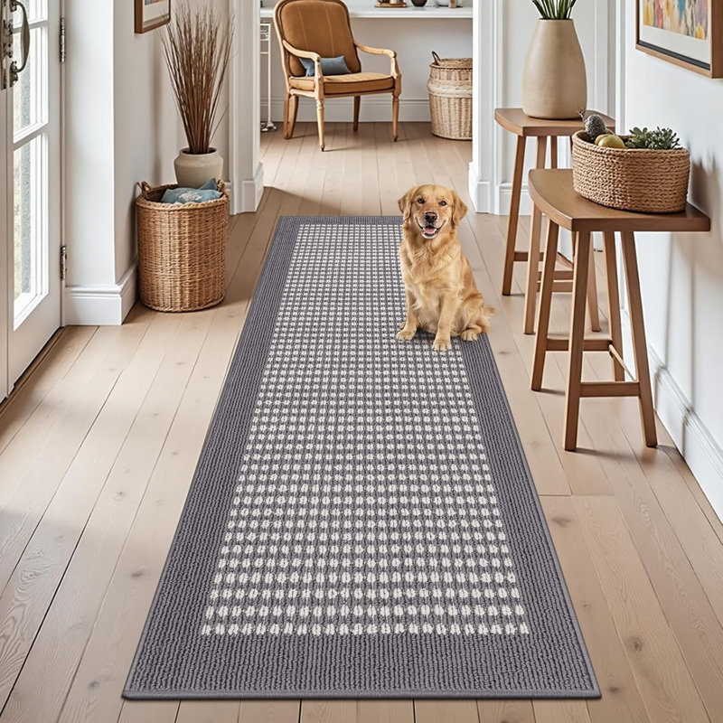 Area Rug, Gray, Runner 2' x 5'11"