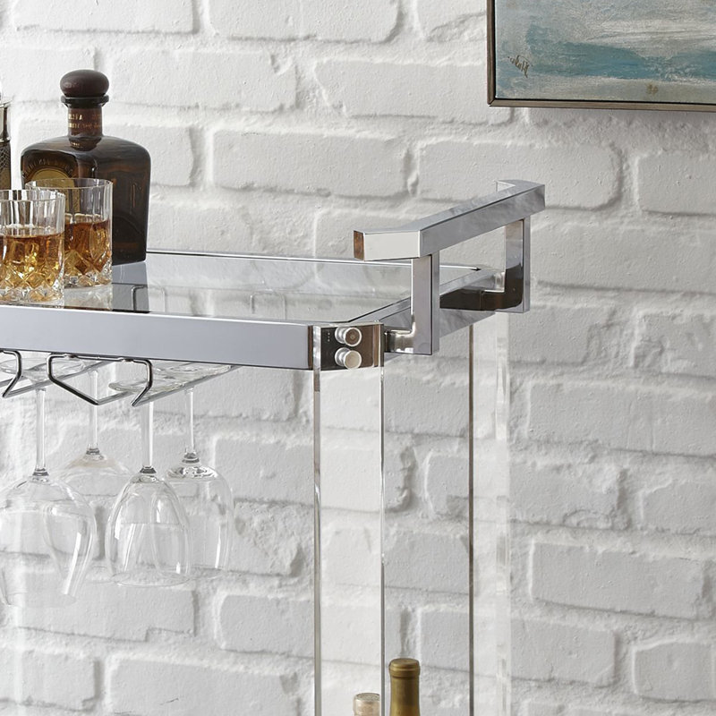 Cartie Bar Cart, Silver