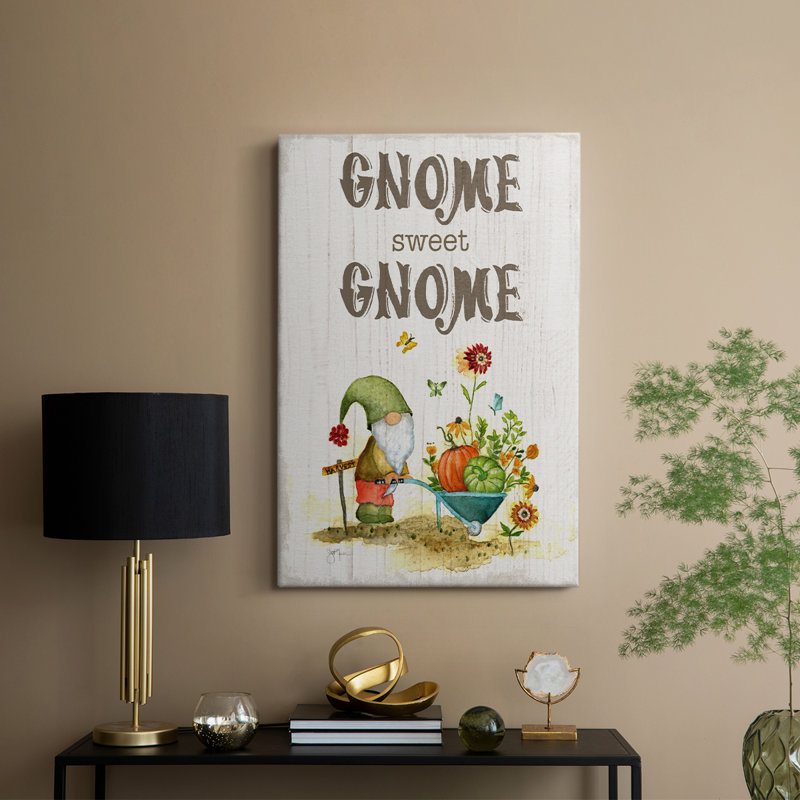 Gnome Home - Cavas enveloppés de galerie, H 18 po x l 12 po