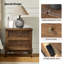 Hippe 61cm W Transitional 2 - Drawer Bedside Table with Wood Legs Set of 2-851194141