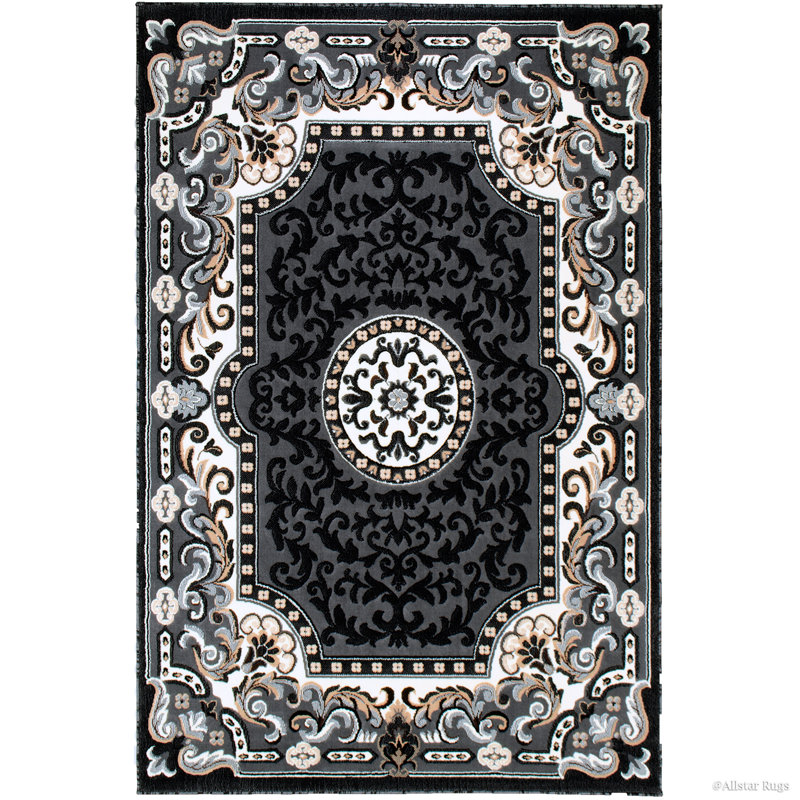 Berwick Floral Indoor Rug, Rectangle 5'2" x 7'2"