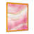 Impression dorée sur toile encadrée